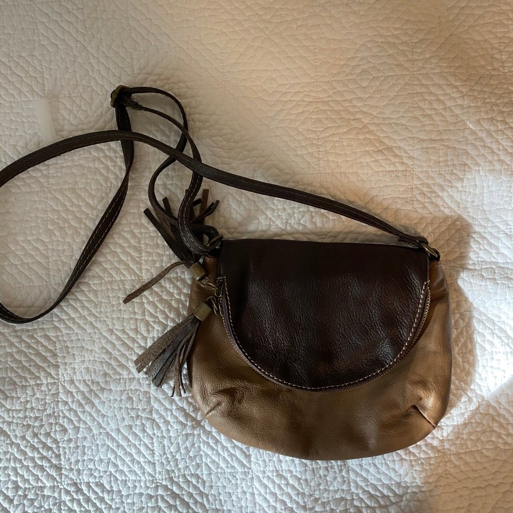 Genuine Leather Saddle bag from Italy